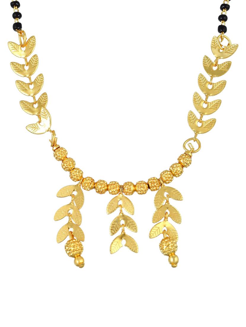 gold plated mangalsutra - 18637499 - Zoom Image - 4
