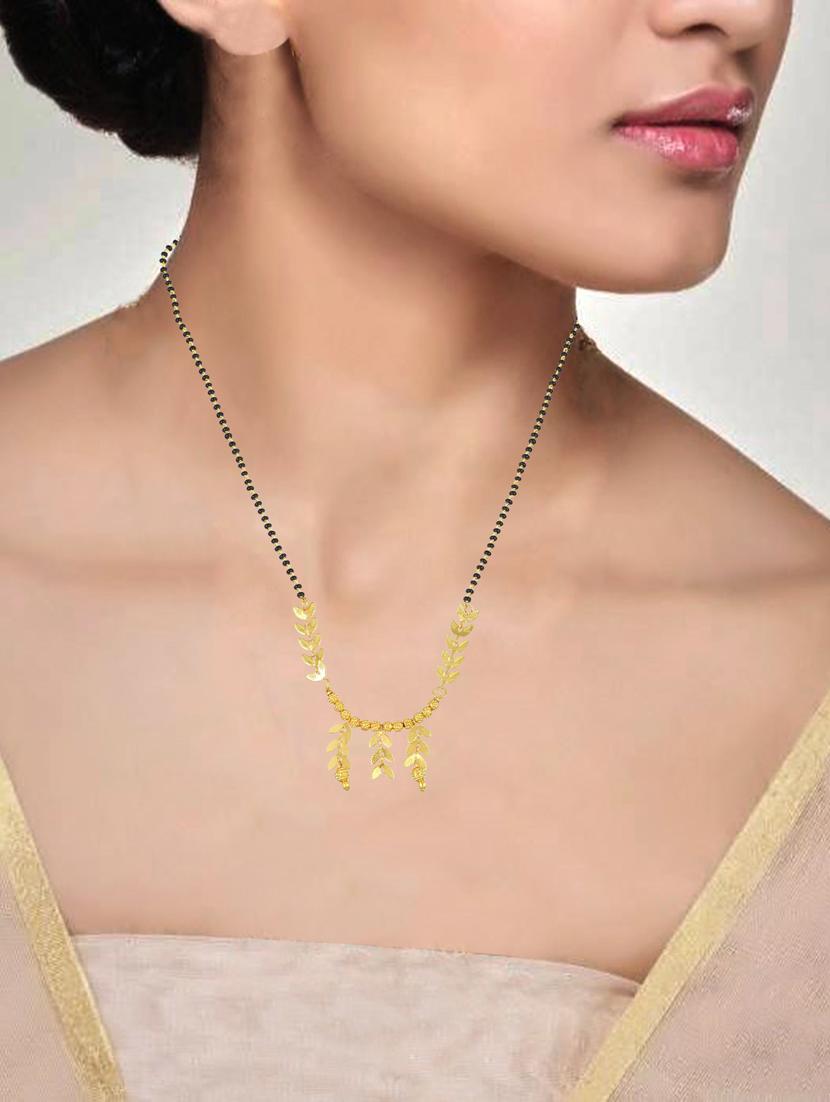 gold plated mangalsutra - 18637499 - Zoom Image - 5