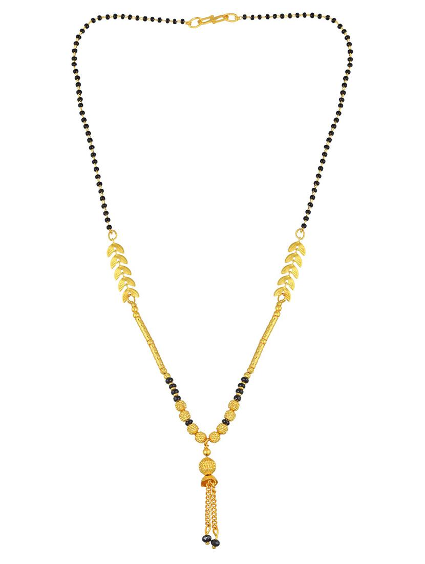 gold plated mangalsutra - 18637502 - Zoom Image - 2