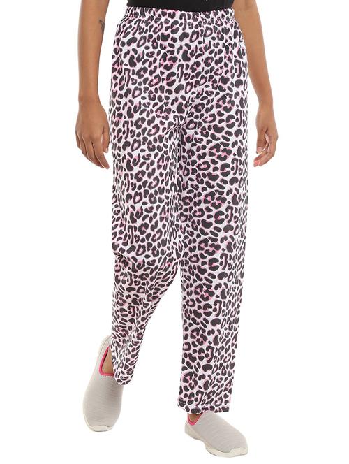 printed mid rise full length pajama - 18640268 - Standard Image - 1
