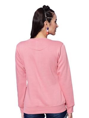 round neck solid sweatshirt - 18642476 - Standard Image - 3