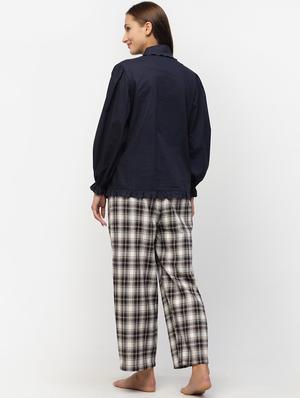 printed nightwear pajama set - 18645133 - Standard Image - 3