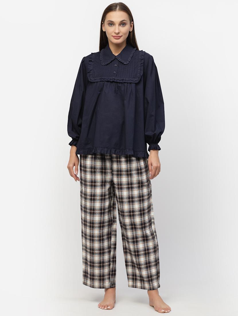 printed nightwear pajama set - 18645133 - Zoom Image - 1