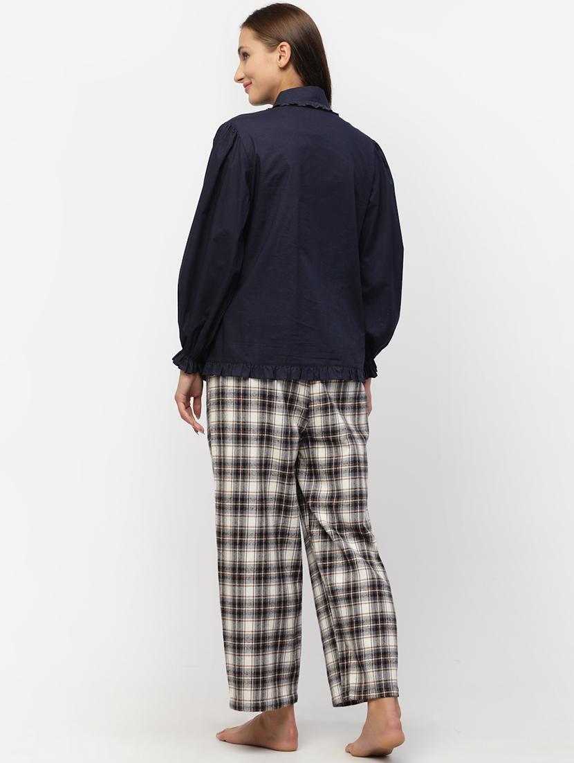 printed nightwear pajama set - 18645133 - Zoom Image - 3