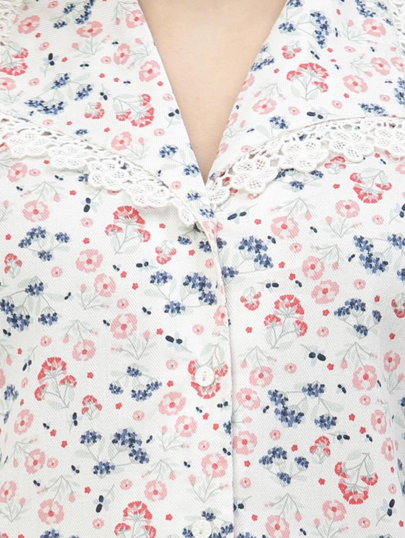 printed nightwear pajama set - 18645139 - Zoom Image - 4