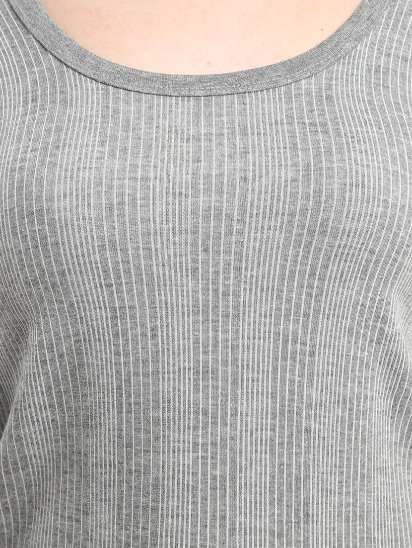grey solid thermal wear set - 18645164 - Zoom Image - 5