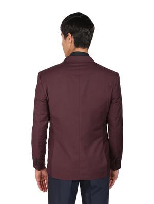solid single breasted formal blazer - 18645427 - Standard Image - 3