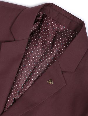 solid single breasted formal blazer - 18645427 - Standard Image - 5
