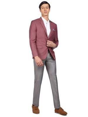 solid single breasted formal blazer - 18645433 - Standard Image - 5