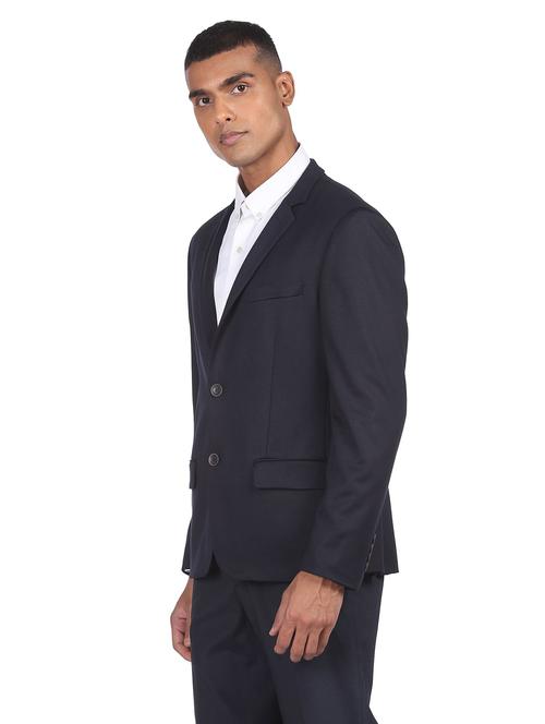 solid single breasted formal blazer - 18645804 - Very Small Image - 1