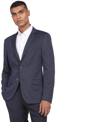 solid single breasted formal blazer - 18645805 - Standard Image - 2