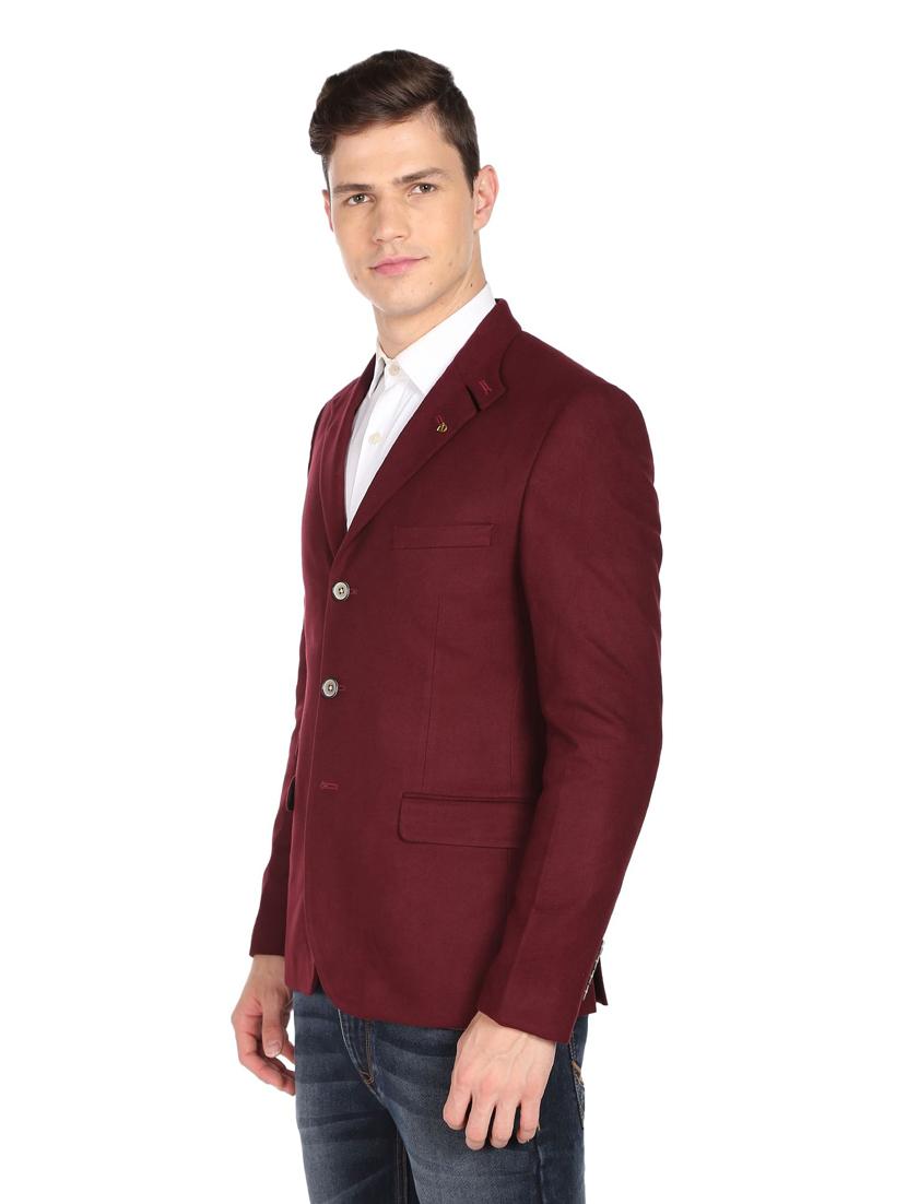 solid single breasted formal blazer - 18645812 - Zoom Image - 3