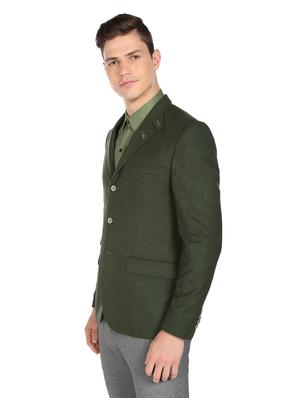 checkered single breasted formal blazer - 18645813 - Standard Image - 2