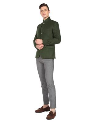 checkered single breasted formal blazer - 18645813 - Standard Image - 5