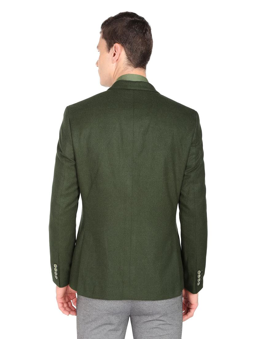 checkered single breasted formal blazer - 18645813 - Zoom Image - 3