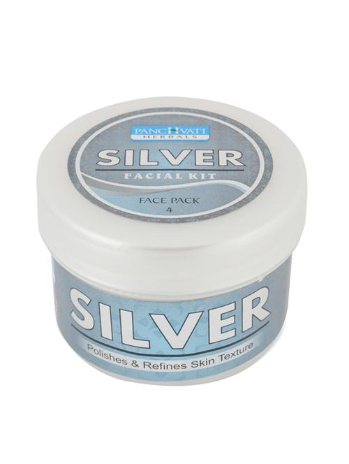 panchvati herbals silver facial kit pack for dull and dark complexion, 180 ml - 18645993 - Very Small Image - 1