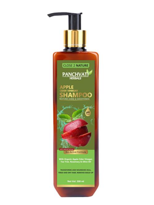 panchvati herbals apple cider vinegar shampoo no harmful chemicals / smooth & shine 300ml - 18646055 - Standard Image - 1