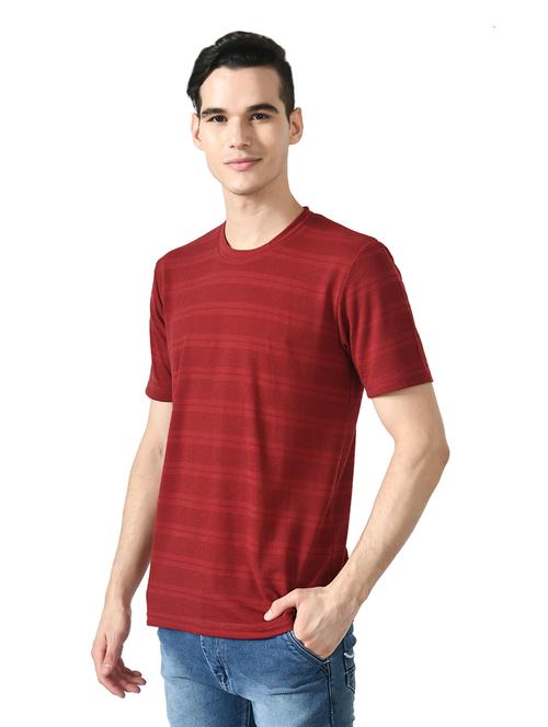round neck striped t-shirt - 18646855 - Standard Image - 1
