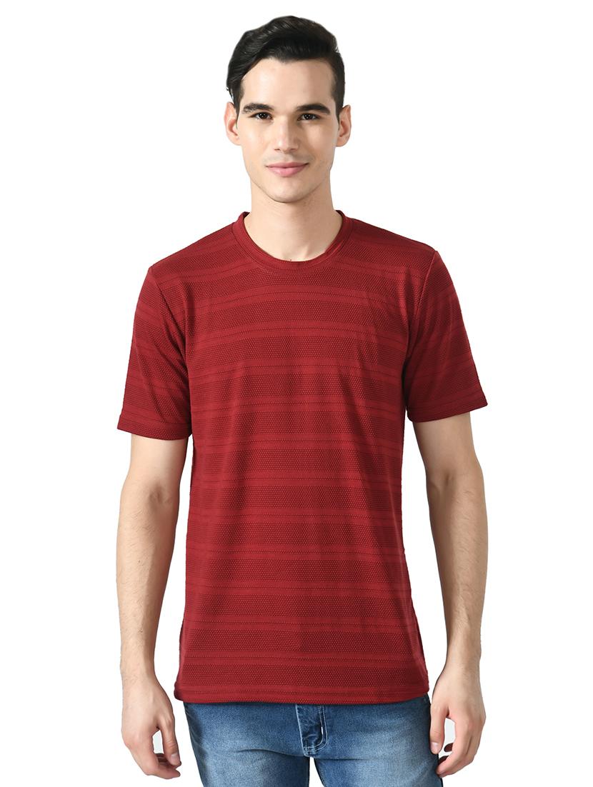 round neck striped t-shirt - 18646855 - Zoom Image - 2