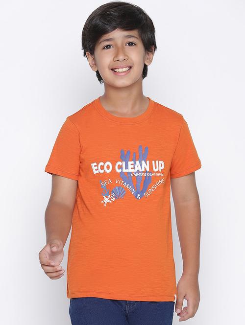 boys round neck graphic t-shirt - 18649449 - Standard Image - 1