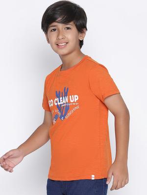 boys round neck graphic t-shirt - 18649449 - Standard Image - 2