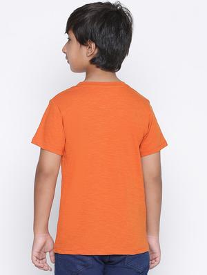 boys round neck graphic t-shirt - 18649449 - Standard Image - 3