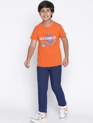 boys round neck graphic t-shirt - 18649449 - Standard Image - 4