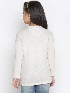 girls round neck graphic regular tee - 18649451 - Standard Image - 3