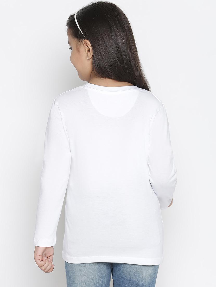 girls round neck graphic regular tee - 18649452 - Zoom Image - 3