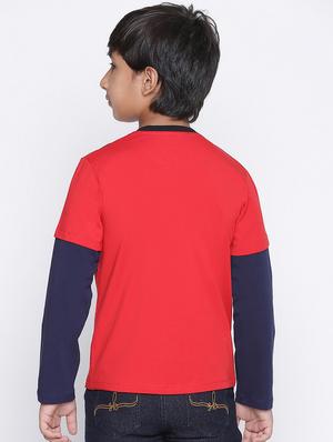 boys round neck graphic t-shirt - 18649455 - Standard Image - 3