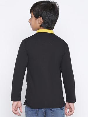 boys polo neck printed t-shirt - 18649461 - Standard Image - 3