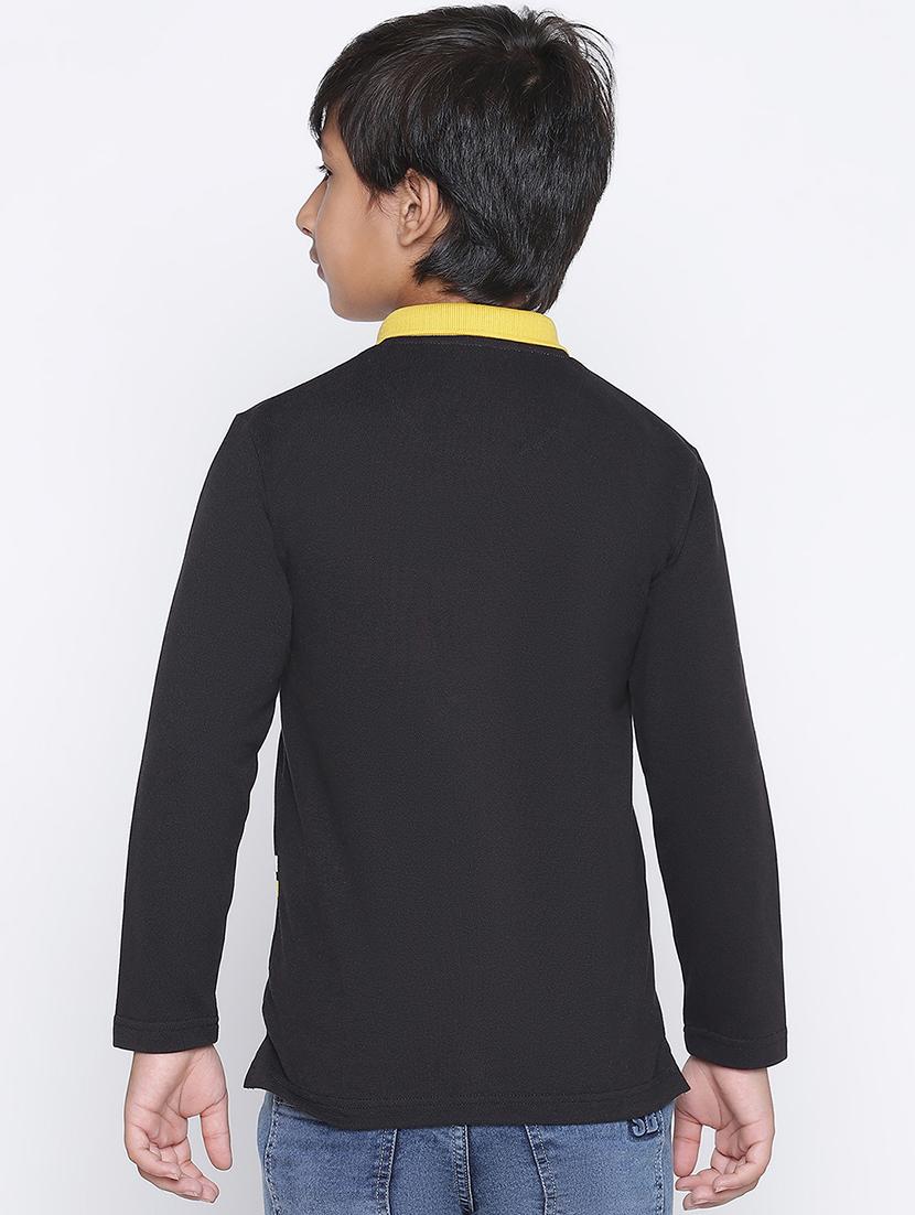 boys polo neck printed t-shirt - 18649461 - Zoom Image - 3