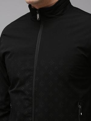 zip up solid casual jacket - 18650970 - Standard Image - 6