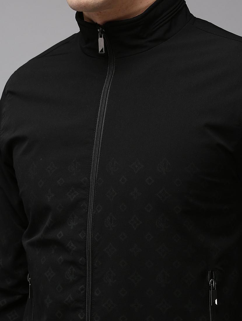 zip up solid casual jacket - 18650970 - Zoom Image - 6