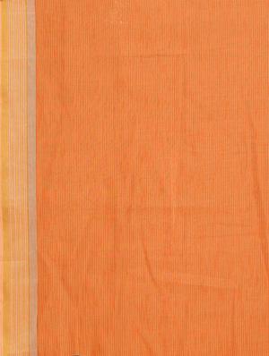striped handloom saree with blouse - 18656462 - Standard Image - 5
