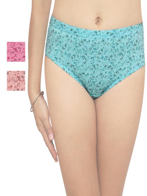 pack of 3 printed hipster panty - 18657367 - Standard Image - 1