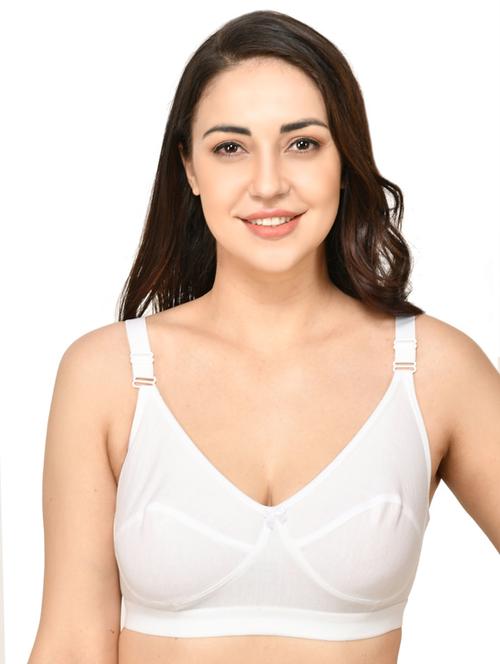 solid non padded regular bra - 18658296 - Standard Image - 1