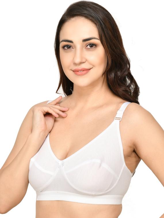 solid non padded regular bra - 18658296 - Zoom Image - 2
