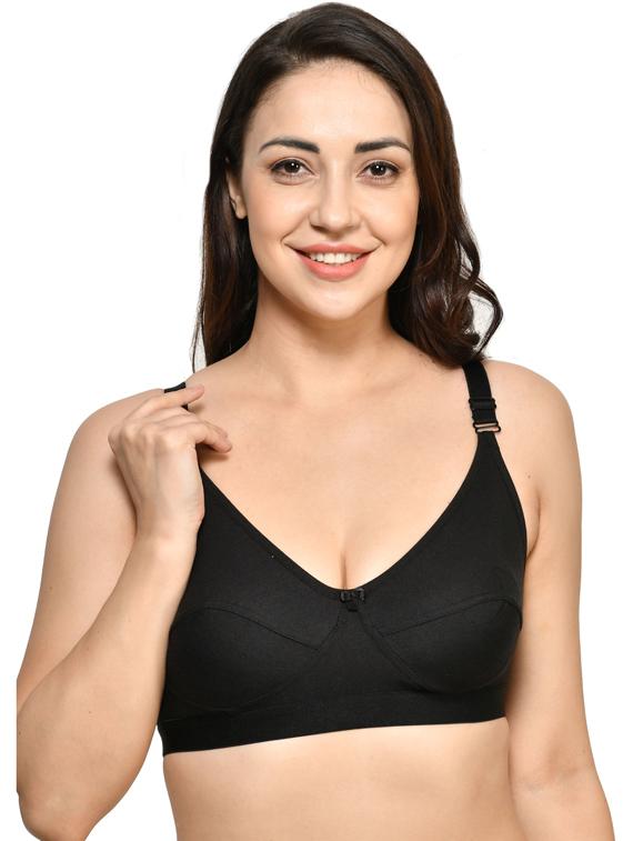 solid non padded regular bra - 18658367 - Zoom Image - 1