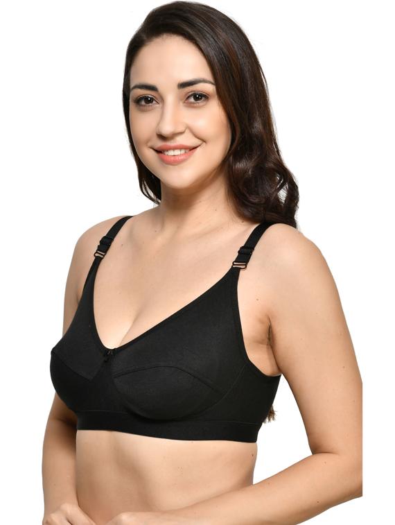 solid non padded regular bra - 18658367 - Zoom Image - 2