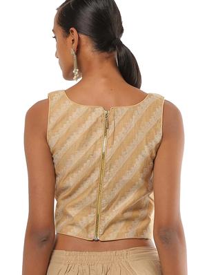 boat neck printed blouse - 18658905 - Standard Image - 2