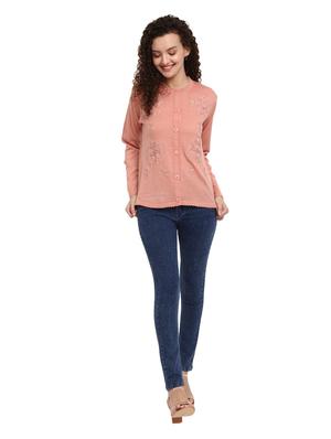 button up wool cardigan - 18687955 - Standard Image - 4