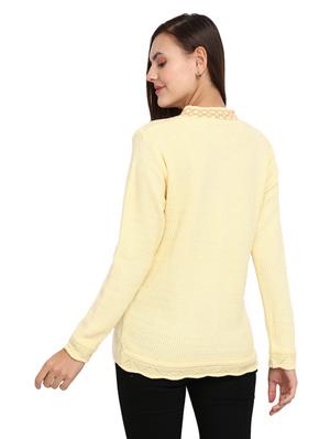 button up wool cardigan - 18687956 - Standard Image - 3