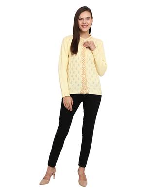 button up wool cardigan - 18687956 - Standard Image - 4