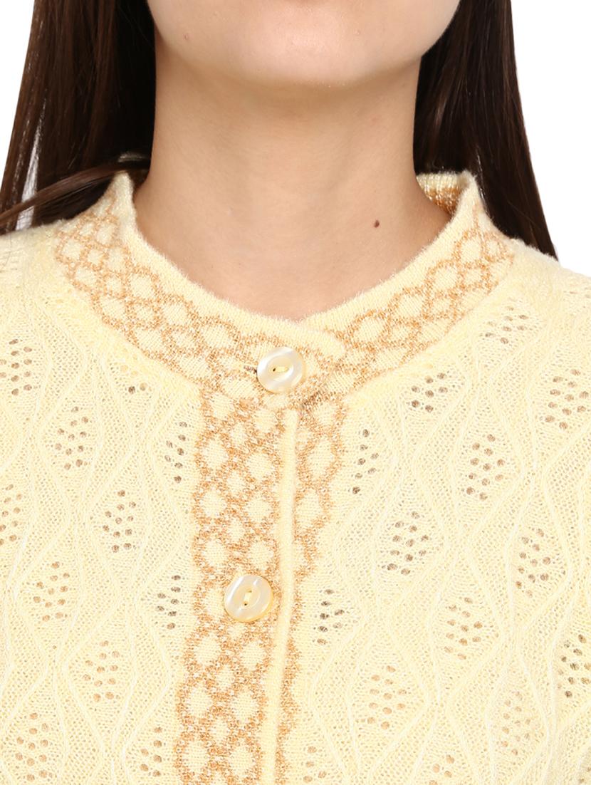 button up wool cardigan - 18687956 - Zoom Image - 6