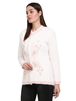 button up wool cardigan - 18687972 - Standard Image - 2