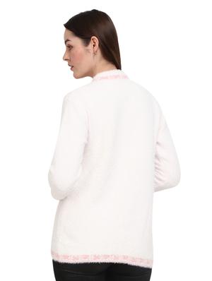 button up wool cardigan - 18687972 - Standard Image - 3