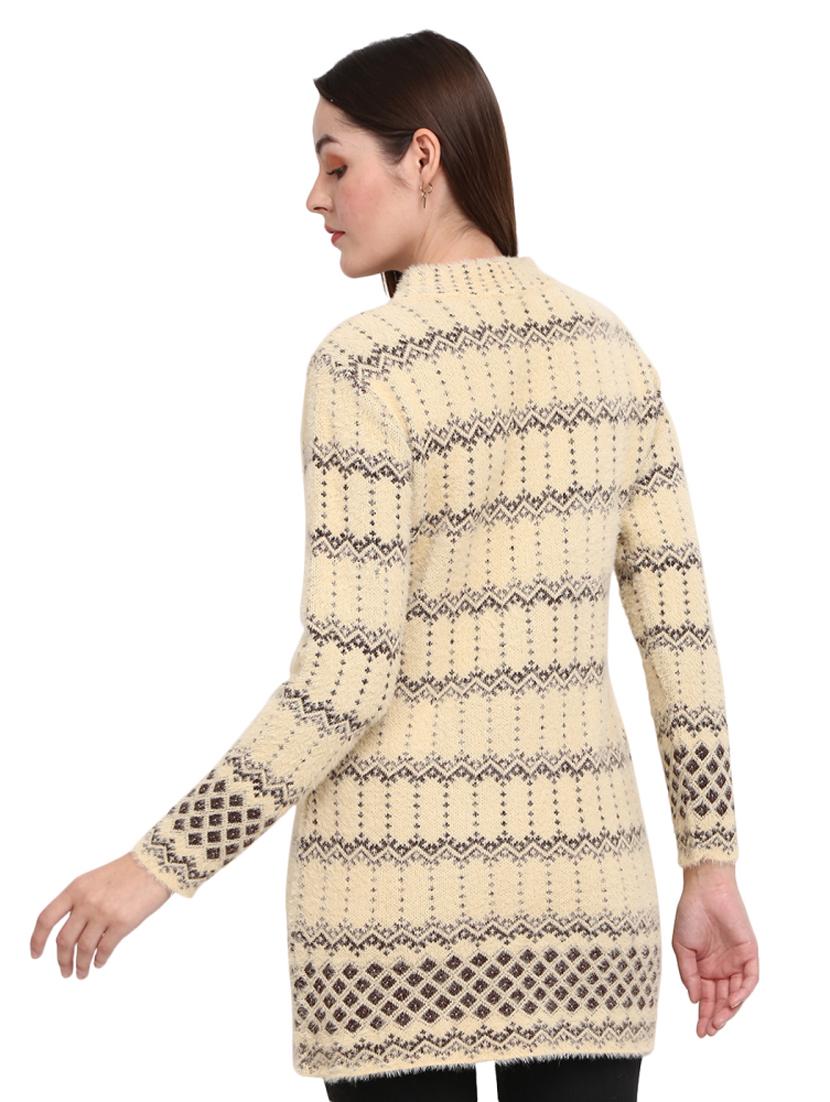 button up wool cardigan - 18688010 - Zoom Image - 3