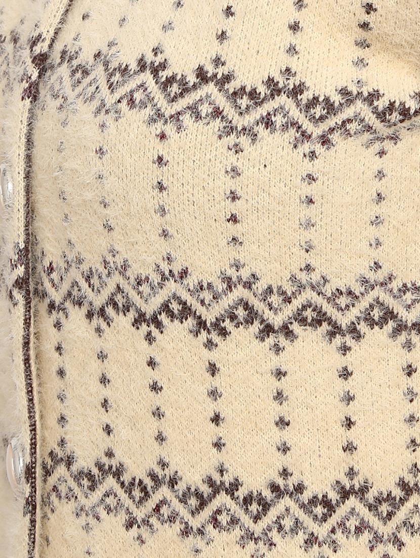 button up wool cardigan - 18688010 - Zoom Image - 5