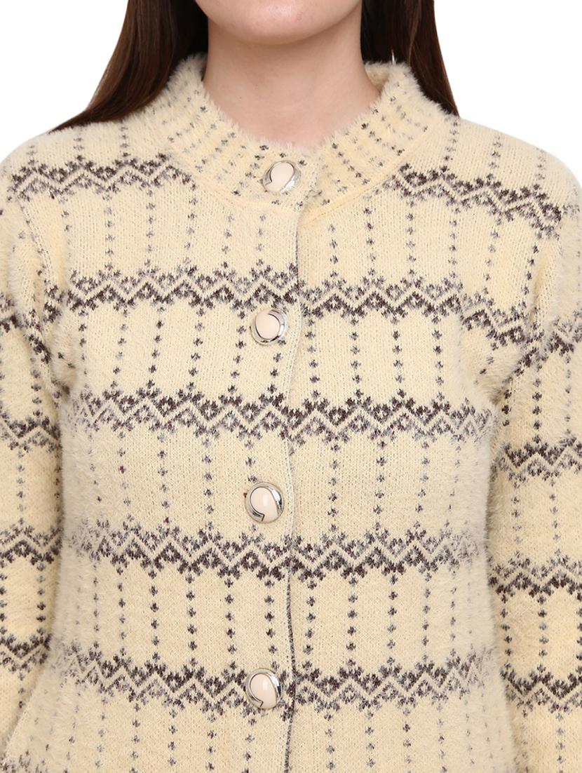 button up wool cardigan - 18688010 - Zoom Image - 6